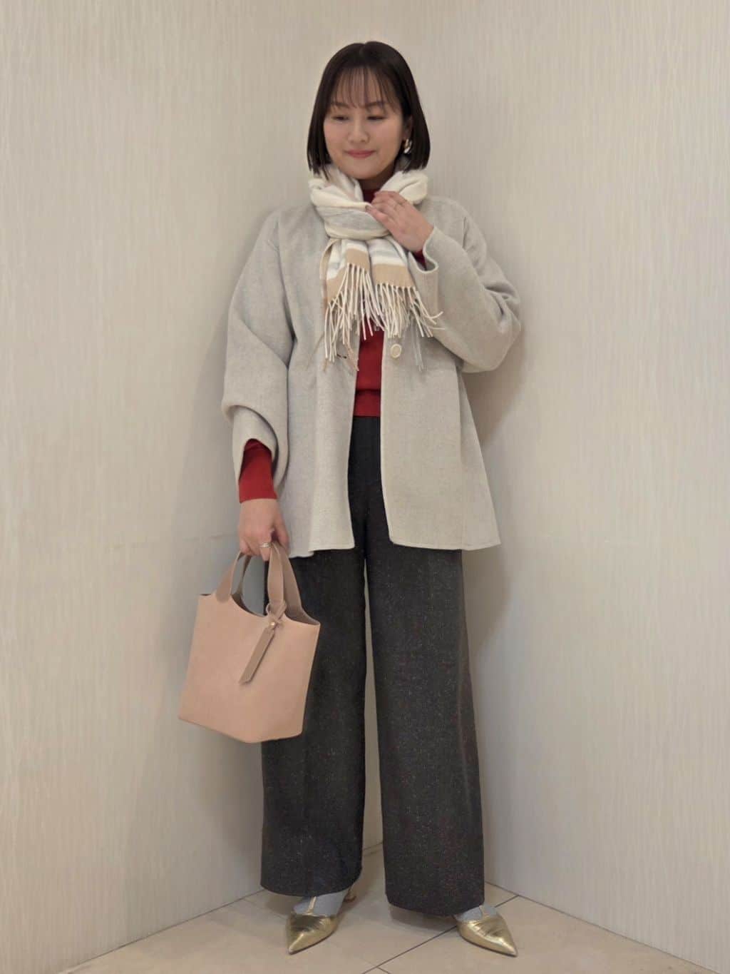 naokoさんの「UNTITLED｜【ミディ丈/軽やか】セミラグランリバー コート」を使ったコーディネート