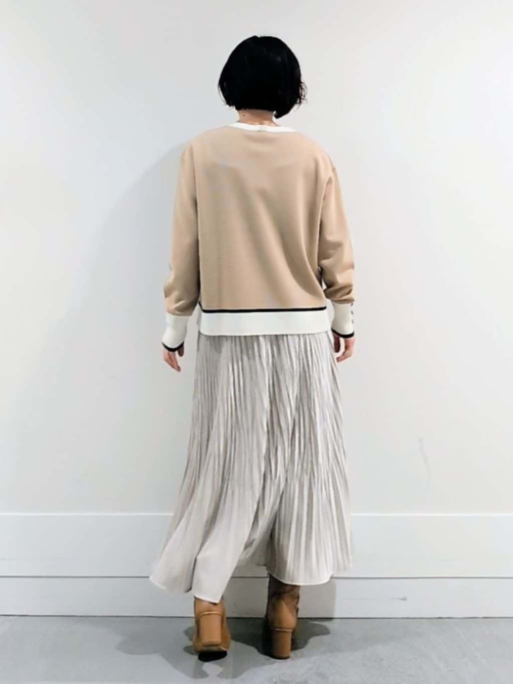 ミズタさんの「UNTITLED｜【アンサンブル可/洗える】ウールミラノリブニット」を使ったコーディネート