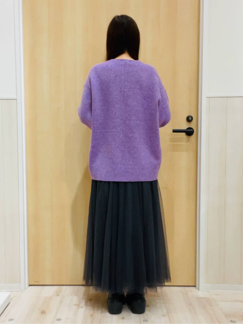 minamiさんの「SHOO･LA･RUE｜つまみハンドルフェイクファートートバッグ」を使ったコーディネート