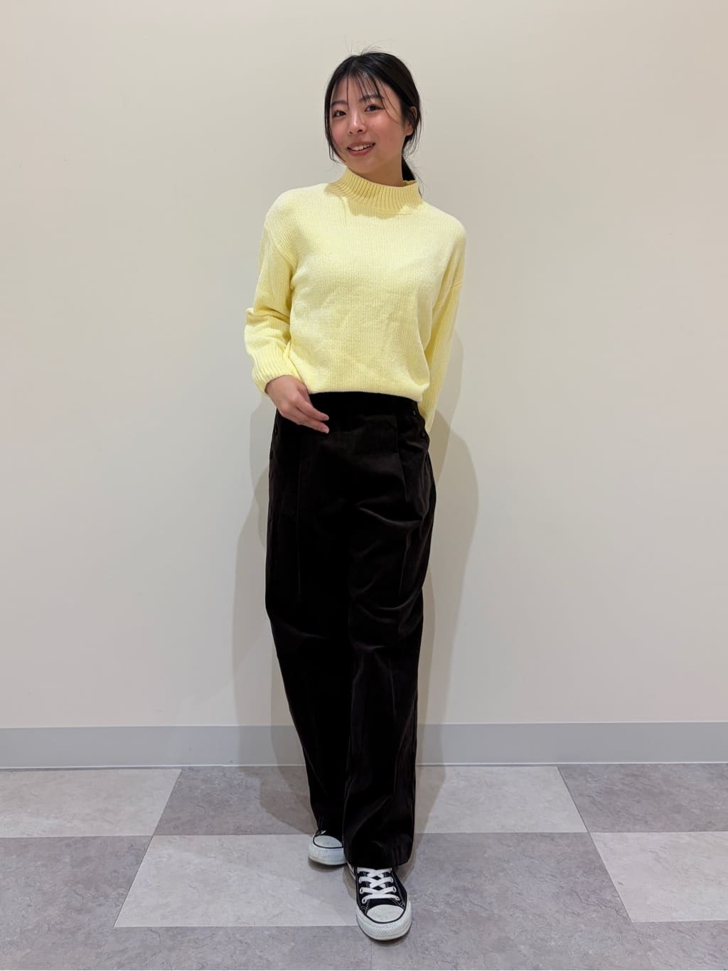 reinaさんの「Dessin｜【セットアップ可・洗える】マリンコーデュロイパンツ」を使ったコーディネート
