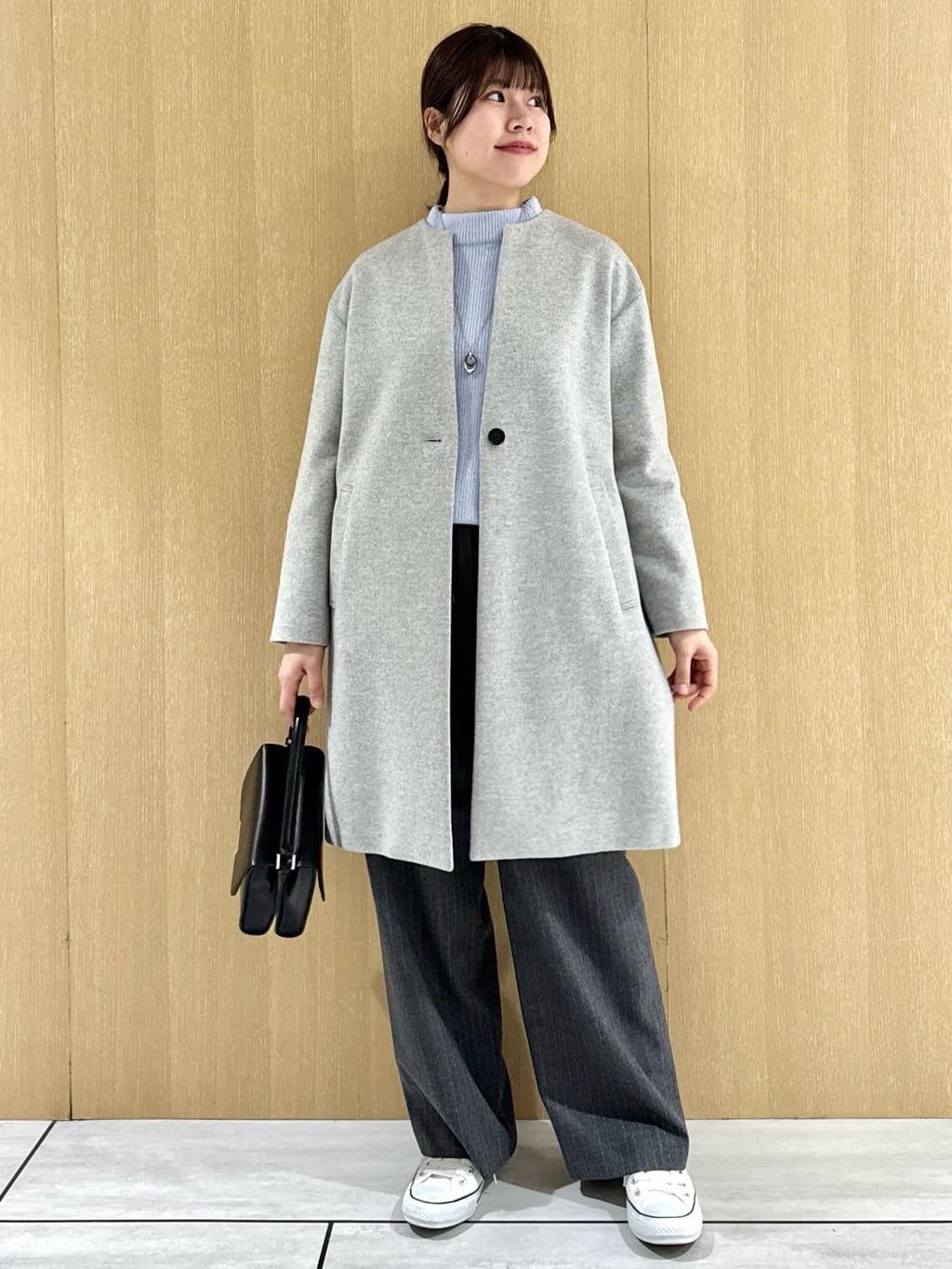 nanaさんの「UNTITLED｜【洗える】スポンディッシュ ボトルネックニット」を使ったコーディネート
