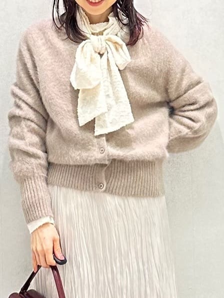 Miwaさんの「UNTITLED｜【日本製／通勤／フォーマル】カシミヤ混ノーカラーコート」を使ったコーディネート