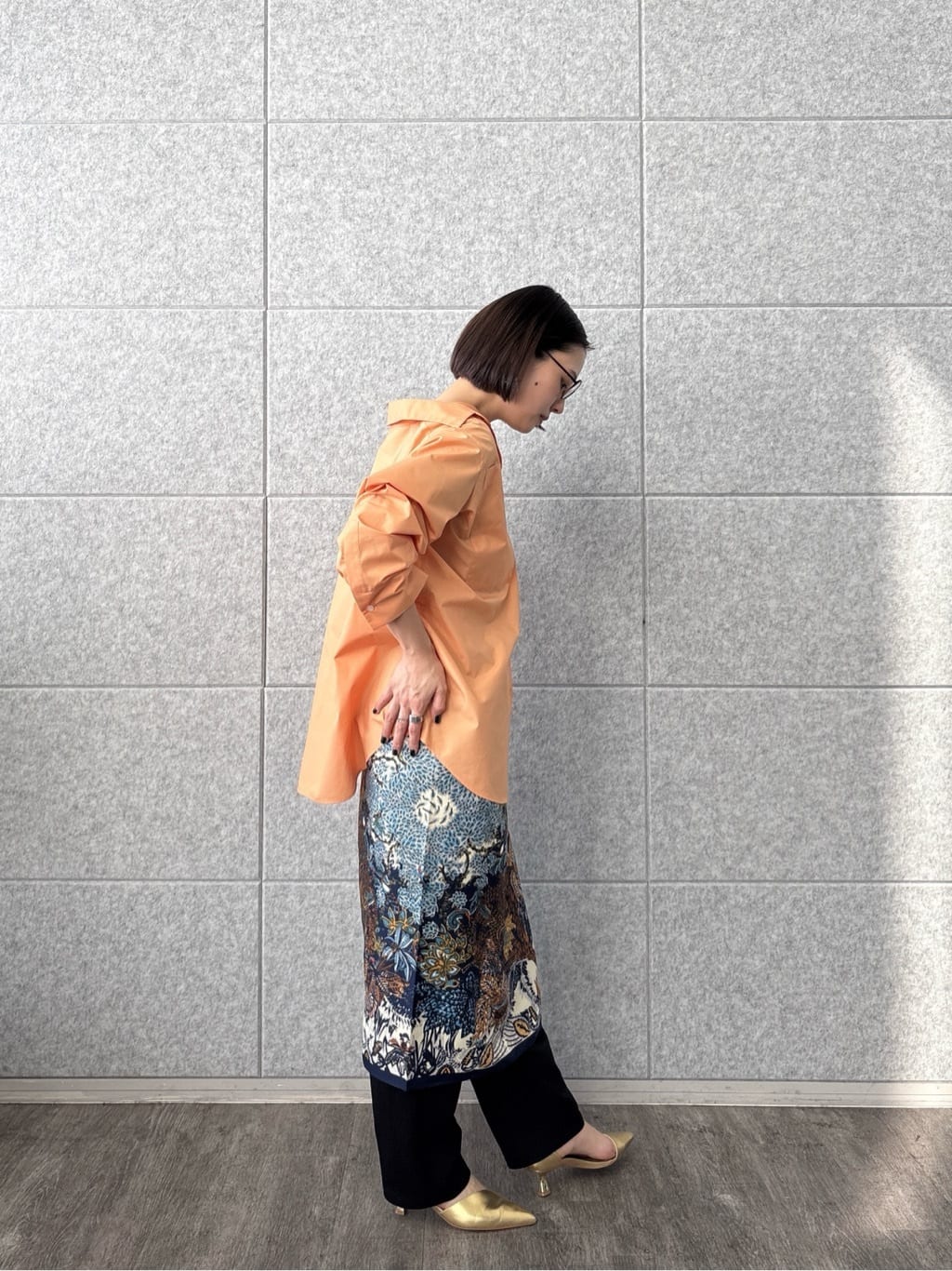 ayanoさんの「INDIVI｜Timeless｜ビッグポケットフォルムシャツ【接触冷感】」を使ったコーディネート