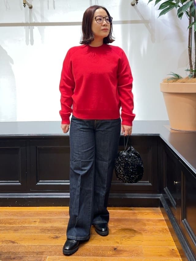 Asamiさんの「DRESSTERIOR｜◆【洗える/7色展開】ウォッシャブルコットンカシミヤニット」を使ったコーディネート