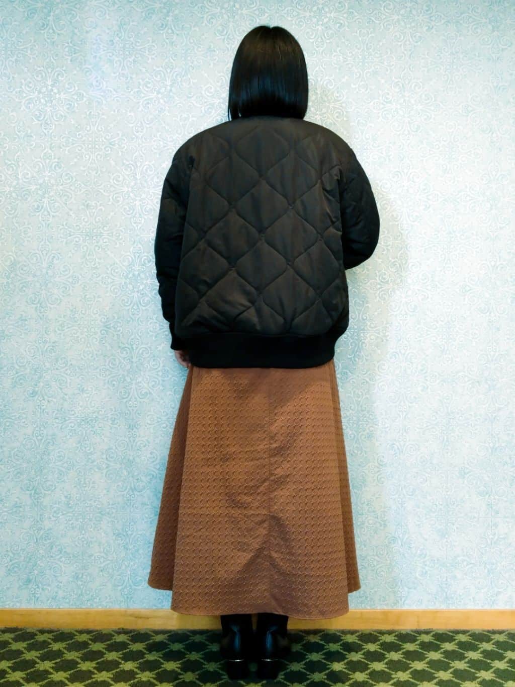 みいさんの「index｜サイド編地切替ニットトップス／セットアップ対応【洗濯機OK】」を使ったコーディネート