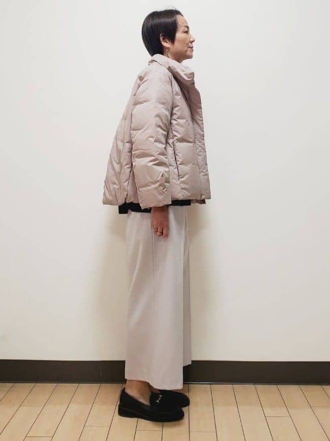 yuuさんの「Reflect｜【すっきりシルエット】ショート丈ダウンコート」を使ったコーディネート
