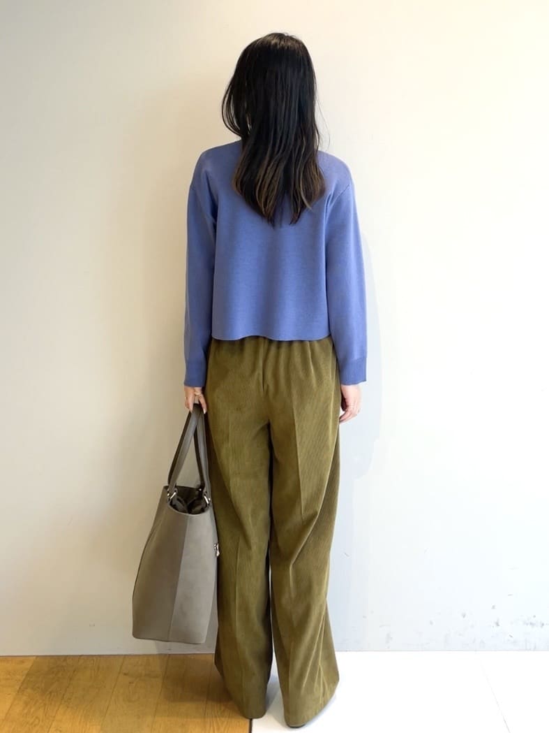 cotaniさんの「grove｜コーデュロイワイドパンツ」を使ったコーディネート