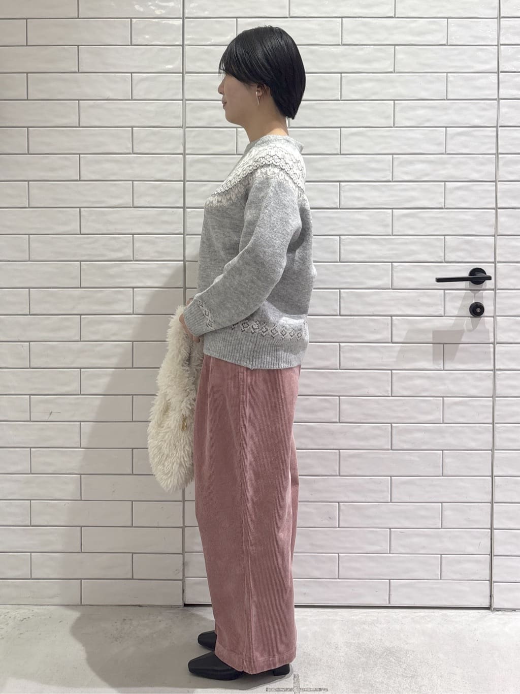 ayumiさんの「OPAQUE.CLIP｜ノルディック調ニット【洗濯機OK】」を使ったコーディネート