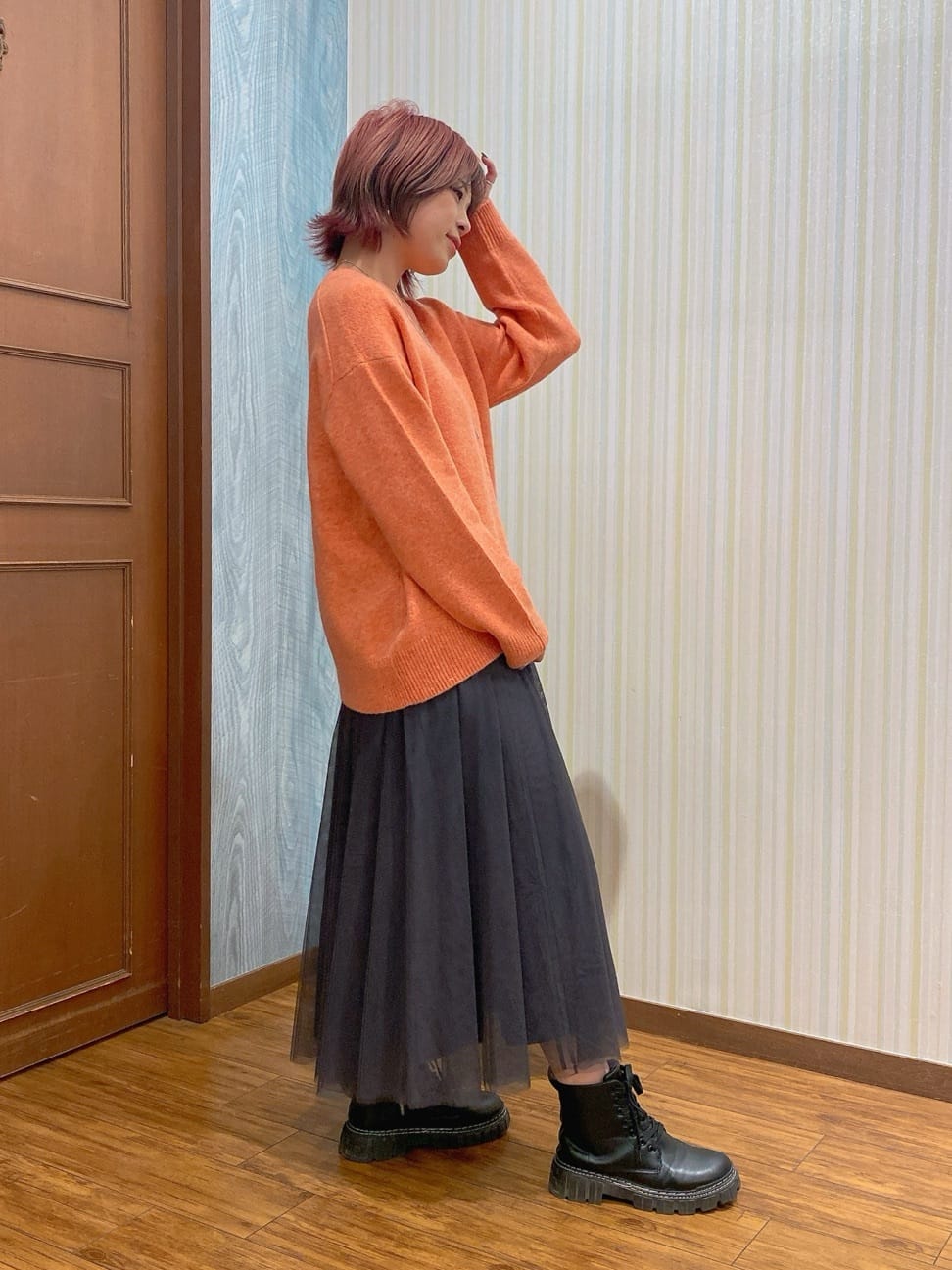 ayaさんの「SHOO･LA･RUE｜【2WAY】上品に輝く ダイヤレーンネックレス」を使ったコーディネート