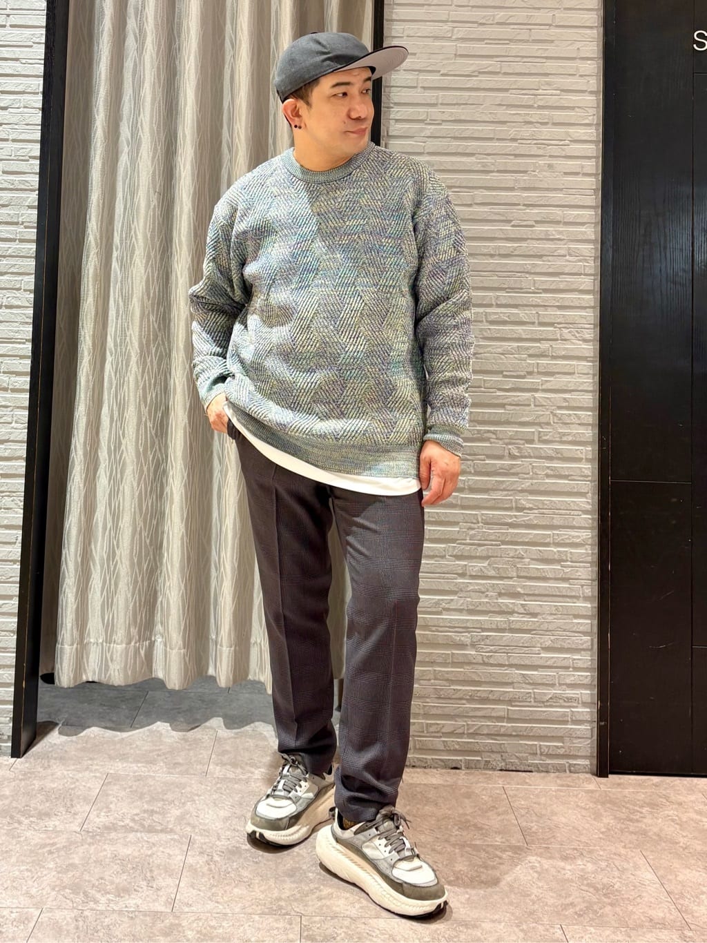 Pーyamaさんの「THE SHOP TK｜【頑張りすぎないオシャレ】ミックスヤーンニット　洗濯機OK／軽量」を使ったコーディネート