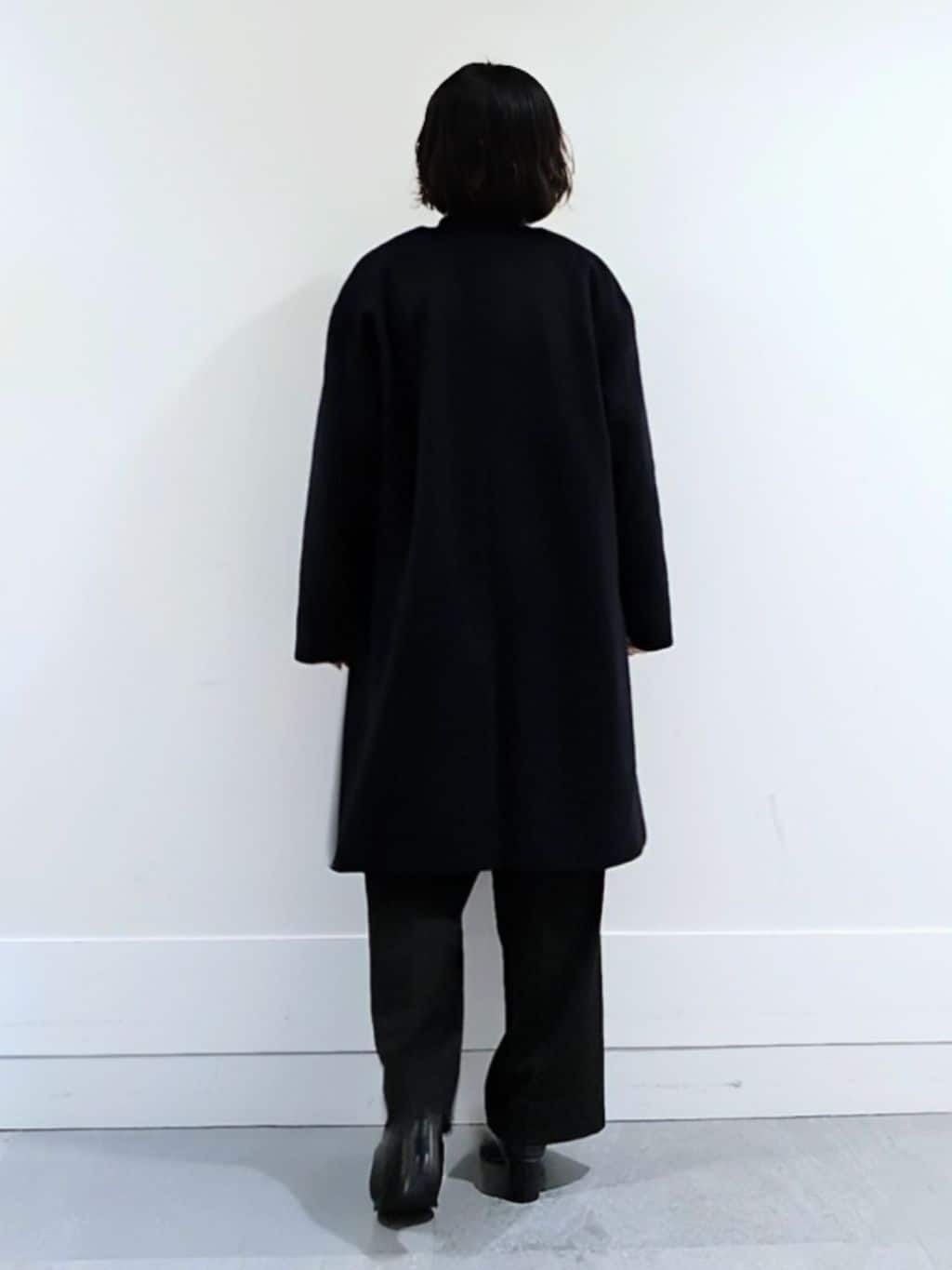 ミズタさんの「UNTITLED｜【ハイネック/レイヤード/重ね着におすすめ】トリコットベロア シアーインナー」を使ったコーディネート