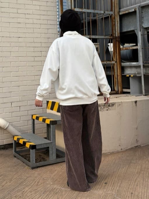 madokaさんの「tk.TAKEO KIKUCHI｜ハーフジップスウェット」を使ったコーディネート