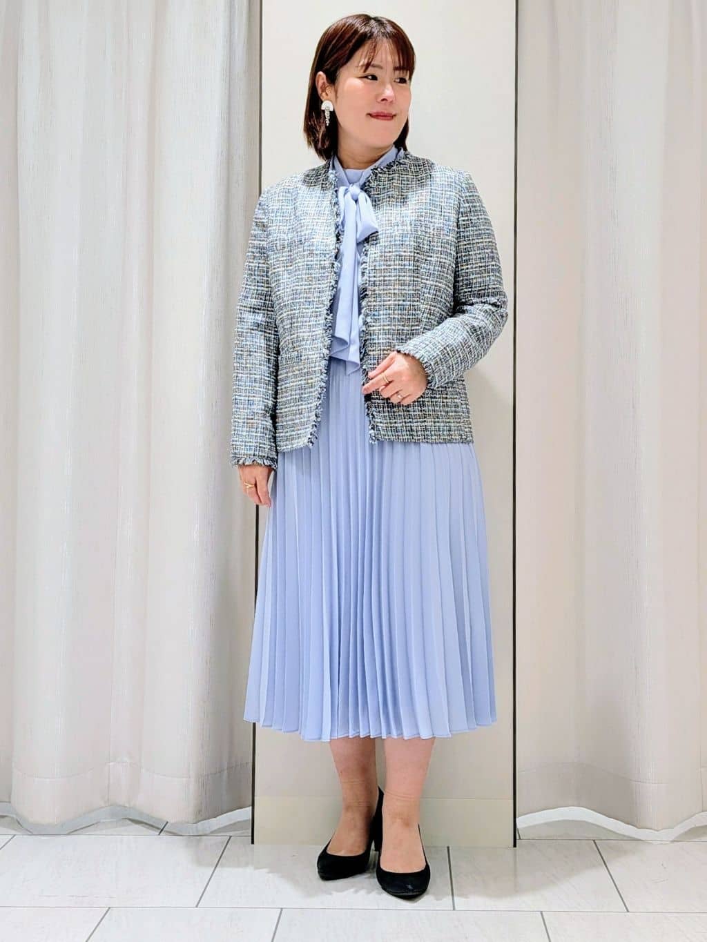 Onumaさんの「UNTITLED｜【仕事着/スーツ】ファンシーツイード ジャケット」を使ったコーディネート