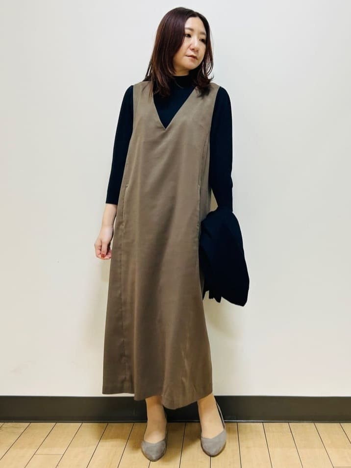 miiiさんの「Reflect｜【選べる5色／アンサンブル可】Vネックカーディガン」を使ったコーディネート