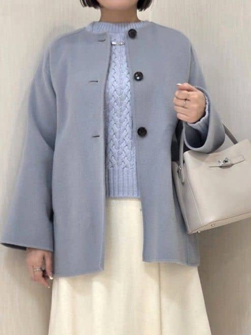 naokoさんの「UNTITLED｜【ミディ丈/軽やか】セミラグランリバー コート」を使ったコーディネート