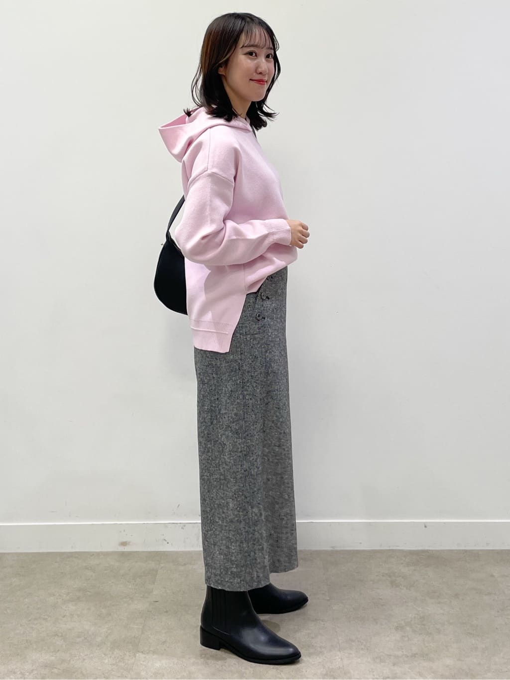 yukariさんの「Dessin｜【洗える／体型カバー】ちょうどいいニットパーカ」を使ったコーディネート