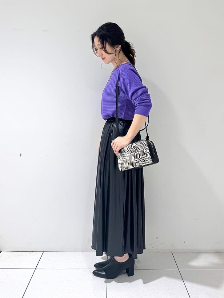 そんさんの「INDIVI｜【洗える／体型カバー】美シルエットニット」を使ったコーディネート