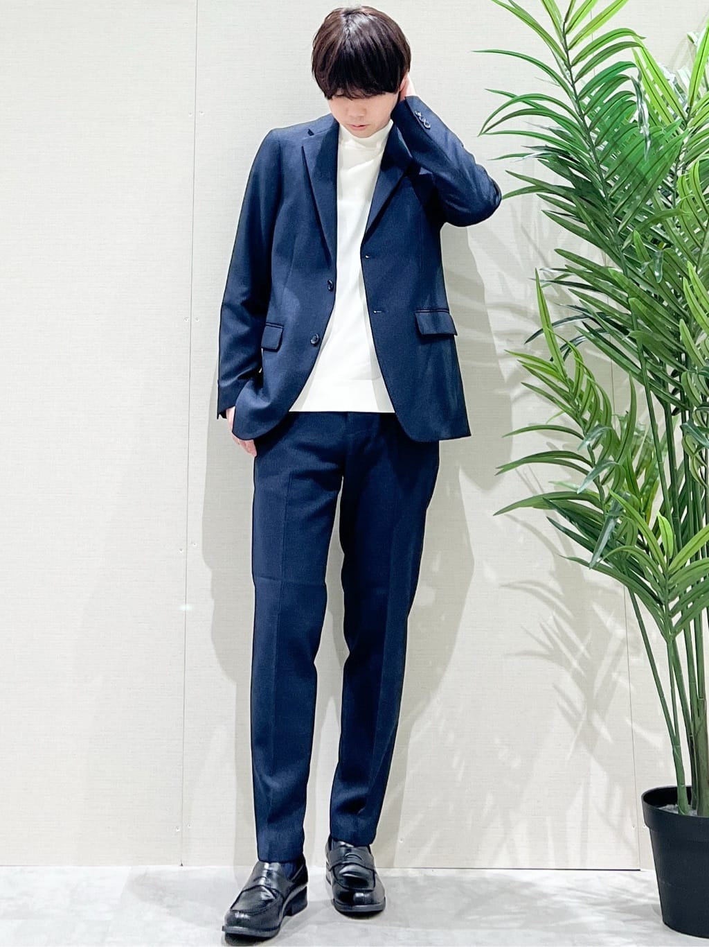 SHI-MAさんの「THE SHOP TK｜【セットアップ可/防シワ/洗濯機OK】AVANT WOOLYグレンチェックジャケット」を使ったコーディネート