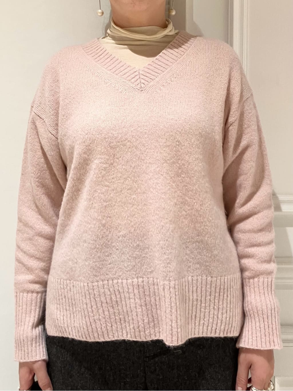 TAJIさんの「DRESSTERIOR｜◆フェイクファーコンビリサイクルレザートートバッグ」を使ったコーディネート