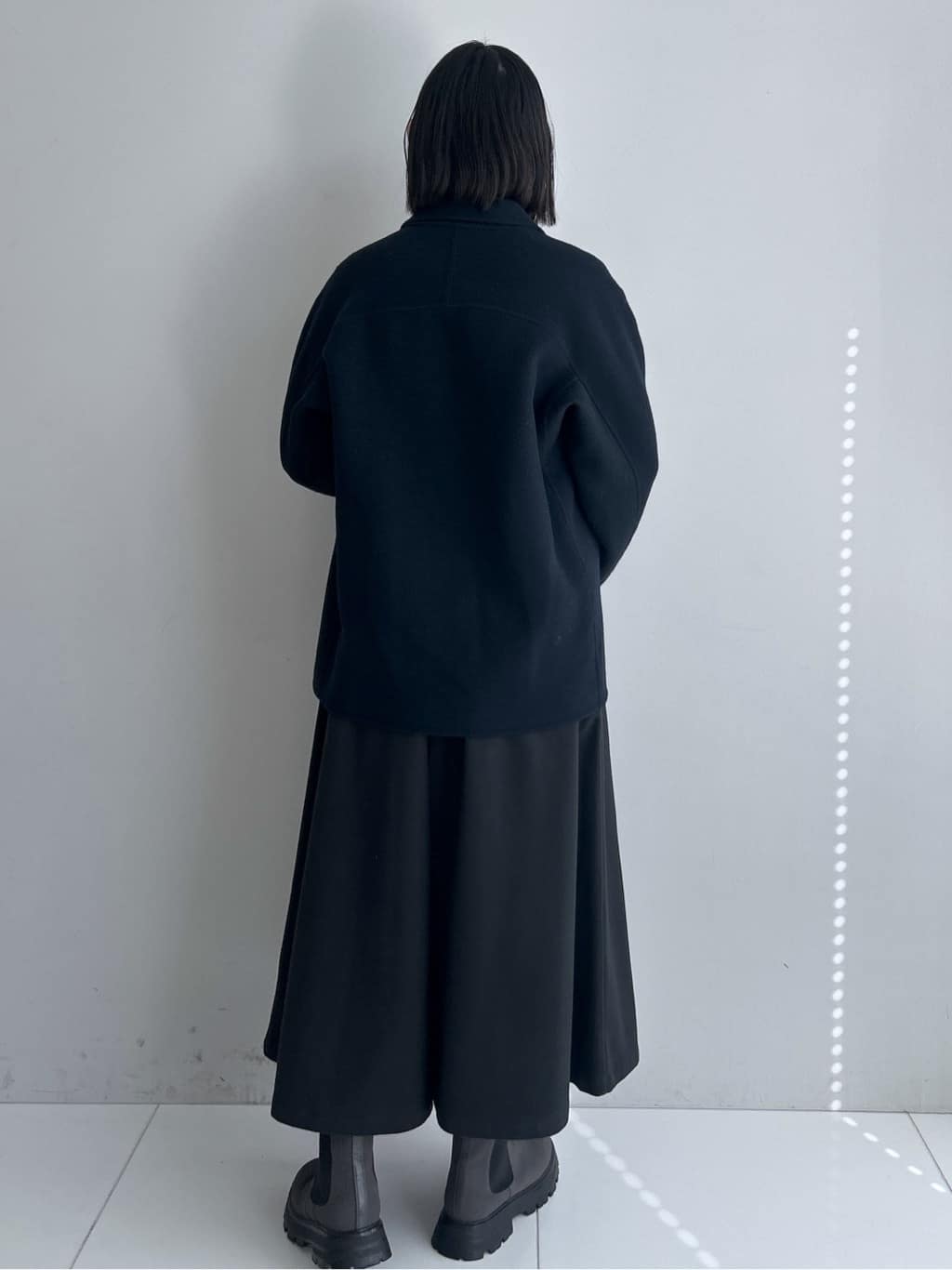 Hirokaさんの「Dessin｜【洗える】ウール混リバーメルトンコート」を使ったコーディネート