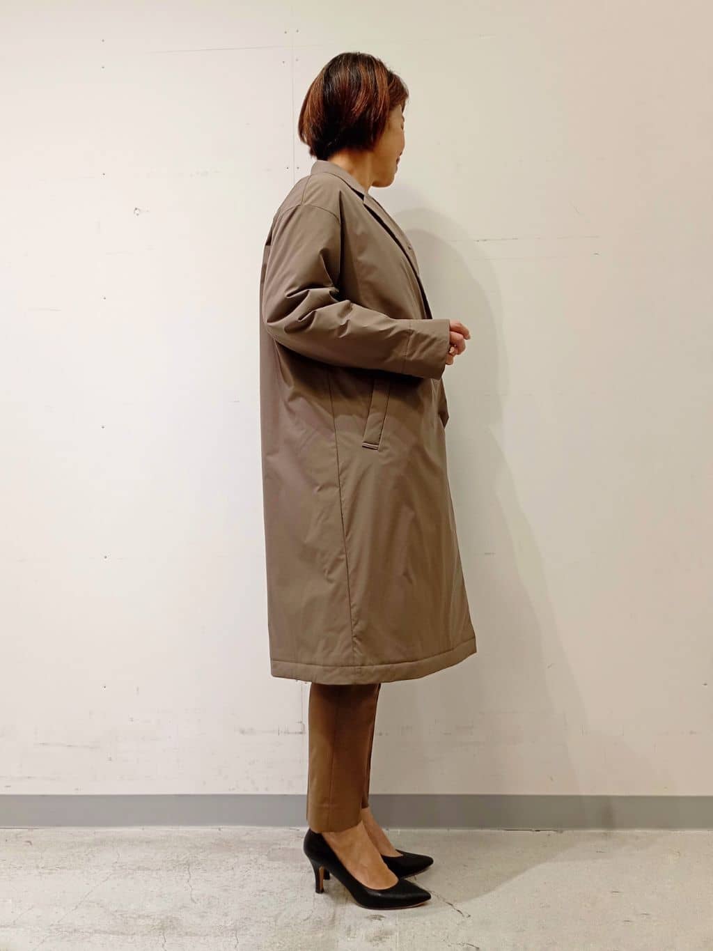Kさんの「INDIVI｜【洗える／体型カバー】美シルエットニット」を使ったコーディネート