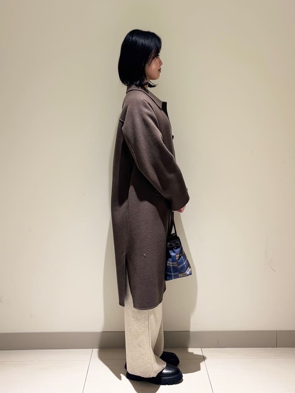 mayuさんの「Dessin｜【セットアップ可/洗える】メルトンリラクシーパンツ」を使ったコーディネート