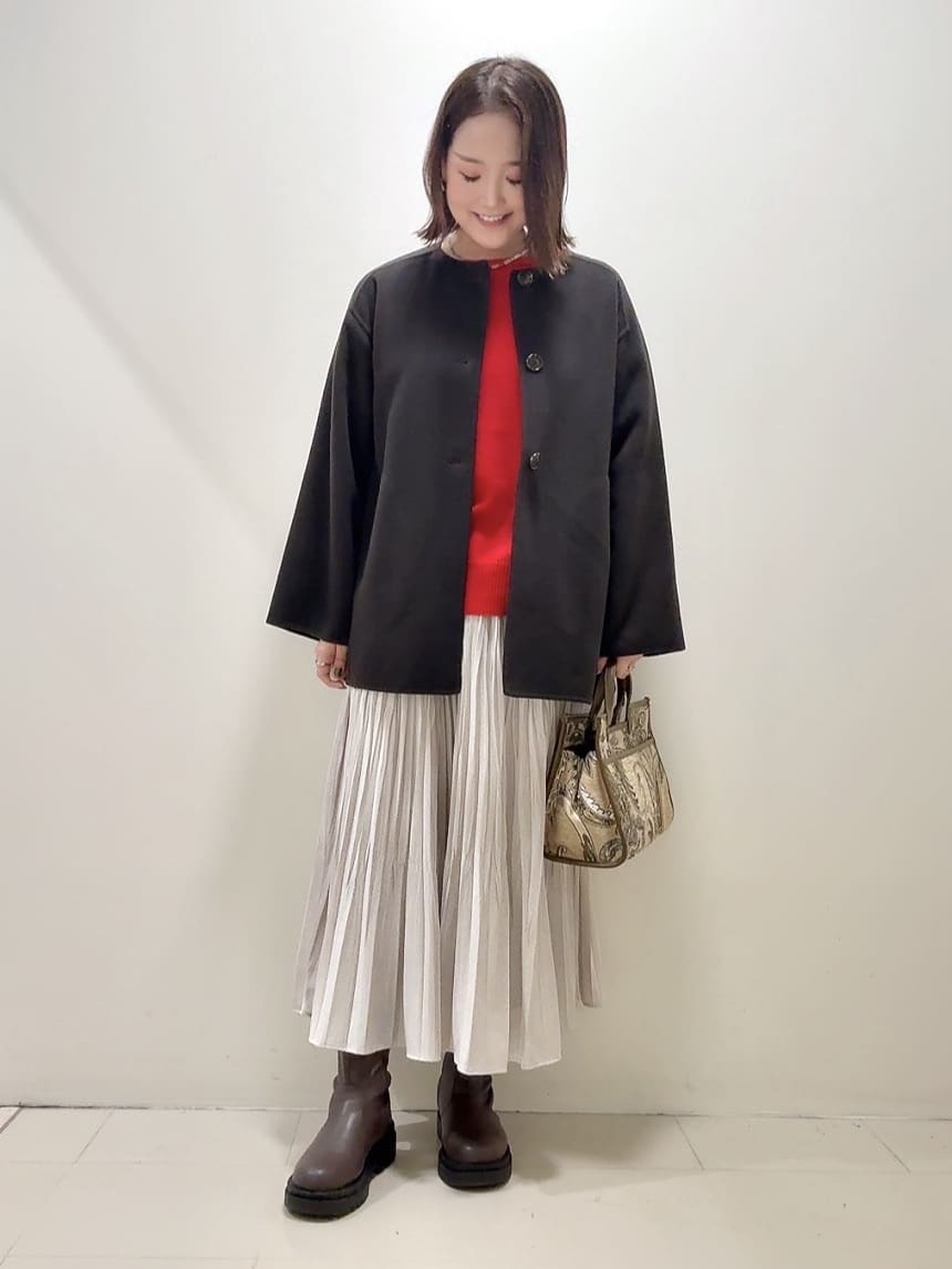 YUIさんの「UNTITLED｜【ミディ丈/軽やか】セミラグランリバー コート」を使ったコーディネート