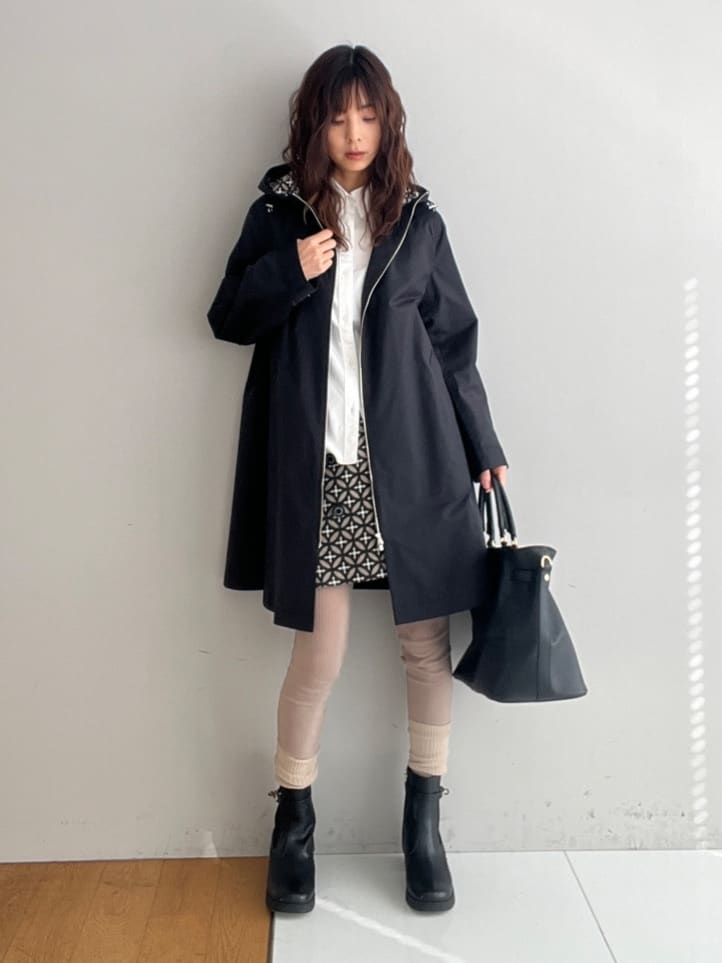 misaさんの「DRESSTERIOR｜【ウォッシャブル/撥水素材】撥水フーテッドツイルコート」を使ったコーディネート