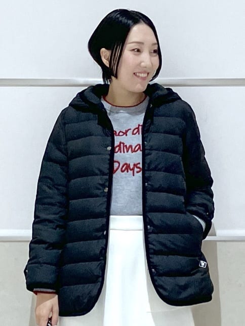 eriko さんの「Dessin｜【撥水・2WAY】ミュラーダウンコートミドル丈」を使ったコーディネート