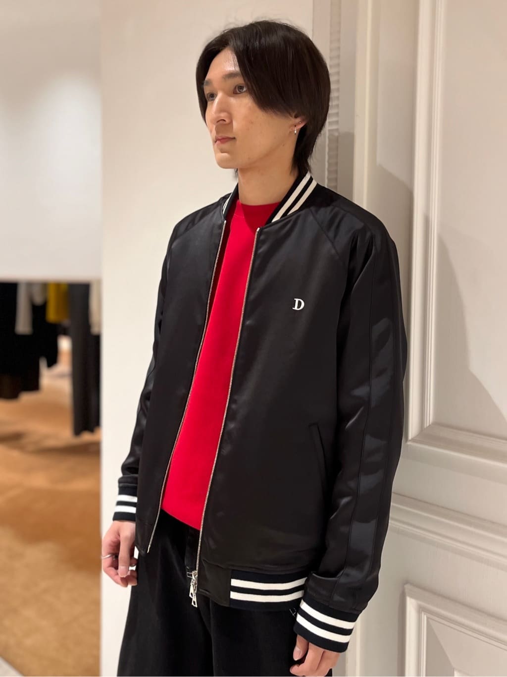 Watanabeさんの「DRESSTERIOR｜【MonoMax4月号掲載】ピストルラビット スカジャン」を使ったコーディネート