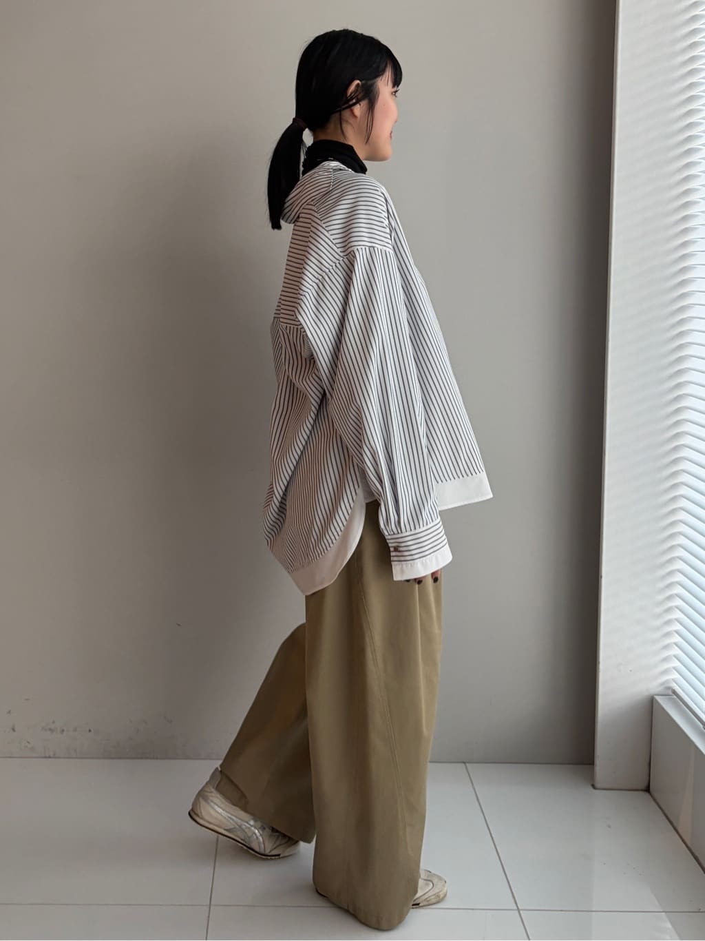 Akutagawaさんの「tk.TAKEO KIKUCHI｜レイヤードストライプシャツ」を使ったコーディネート