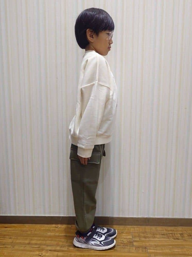 Yuiさんの「SHOO･LA･RUE｜【100-150cm】裏起毛BOYSアソートスウェット」を使ったコーディネート