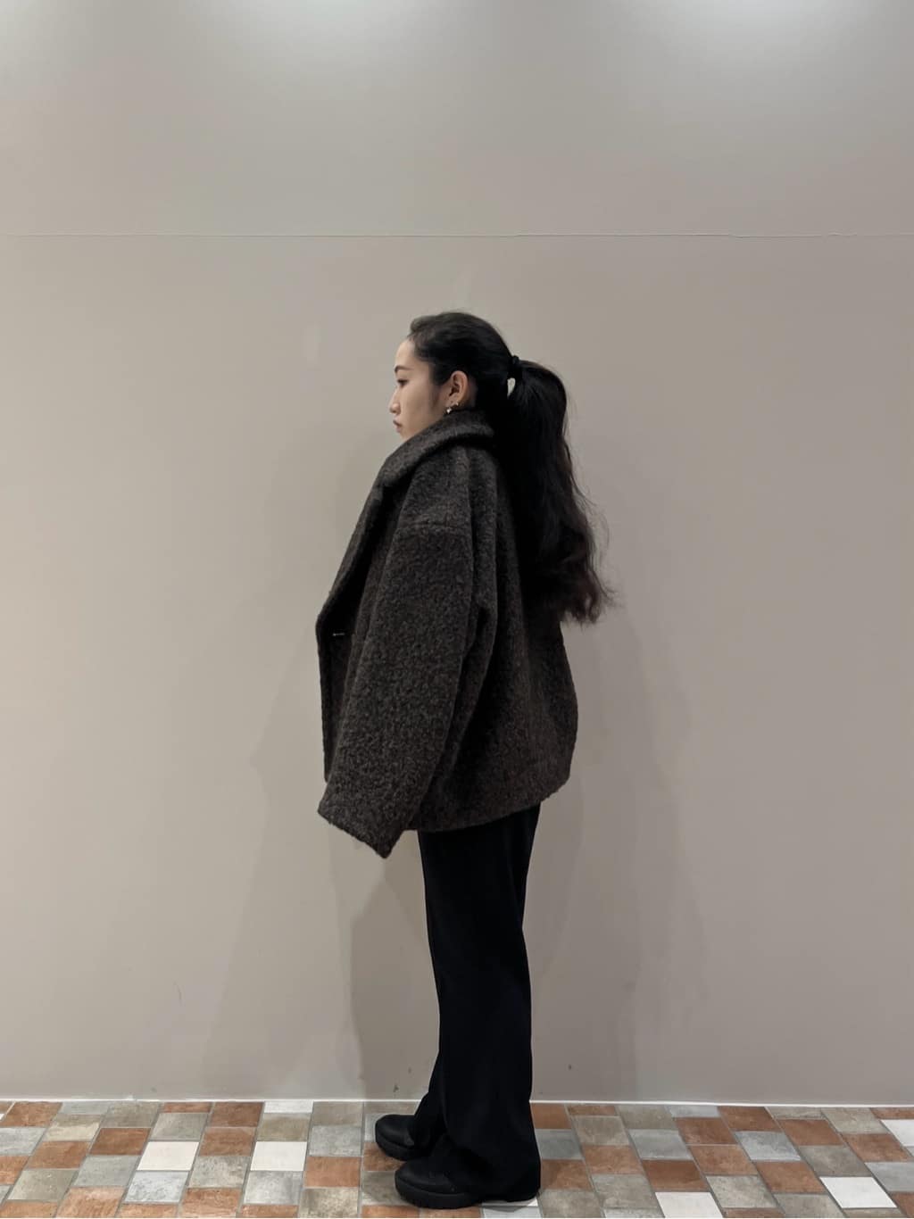 Uminoさんの「INDIVI｜Timeless｜ストレートフレアパンツ」を使ったコーディネート