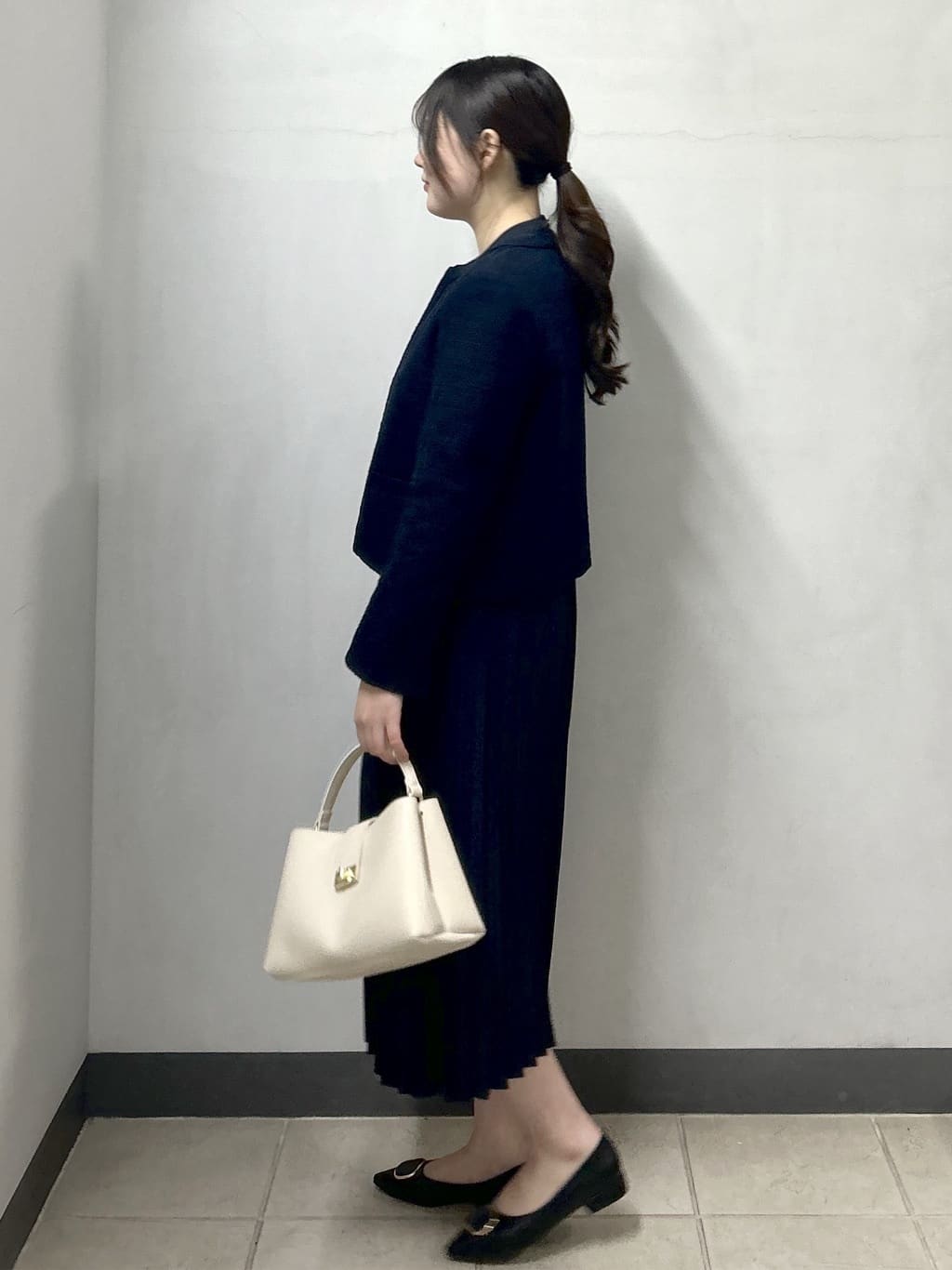 sayaさんの「OPAQUE.CLIP｜《通勤対応》 コットンツイードジャケット」を使ったコーディネート