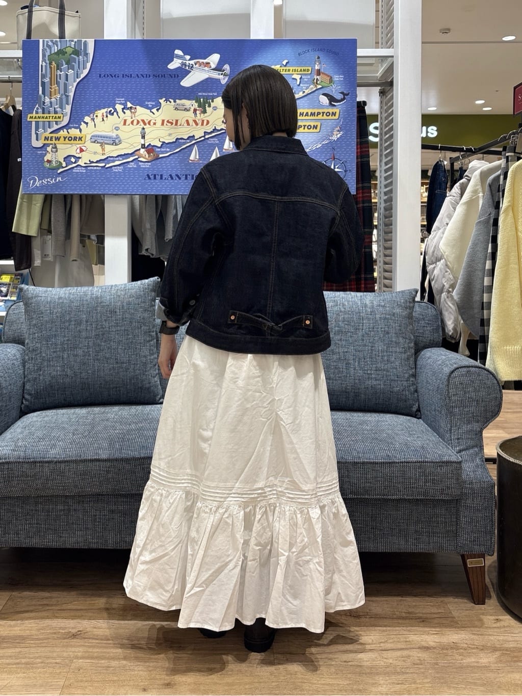 risaさんの「Dessin｜【ユニセックス】セルヴィッジデニムジャケット」を使ったコーディネート