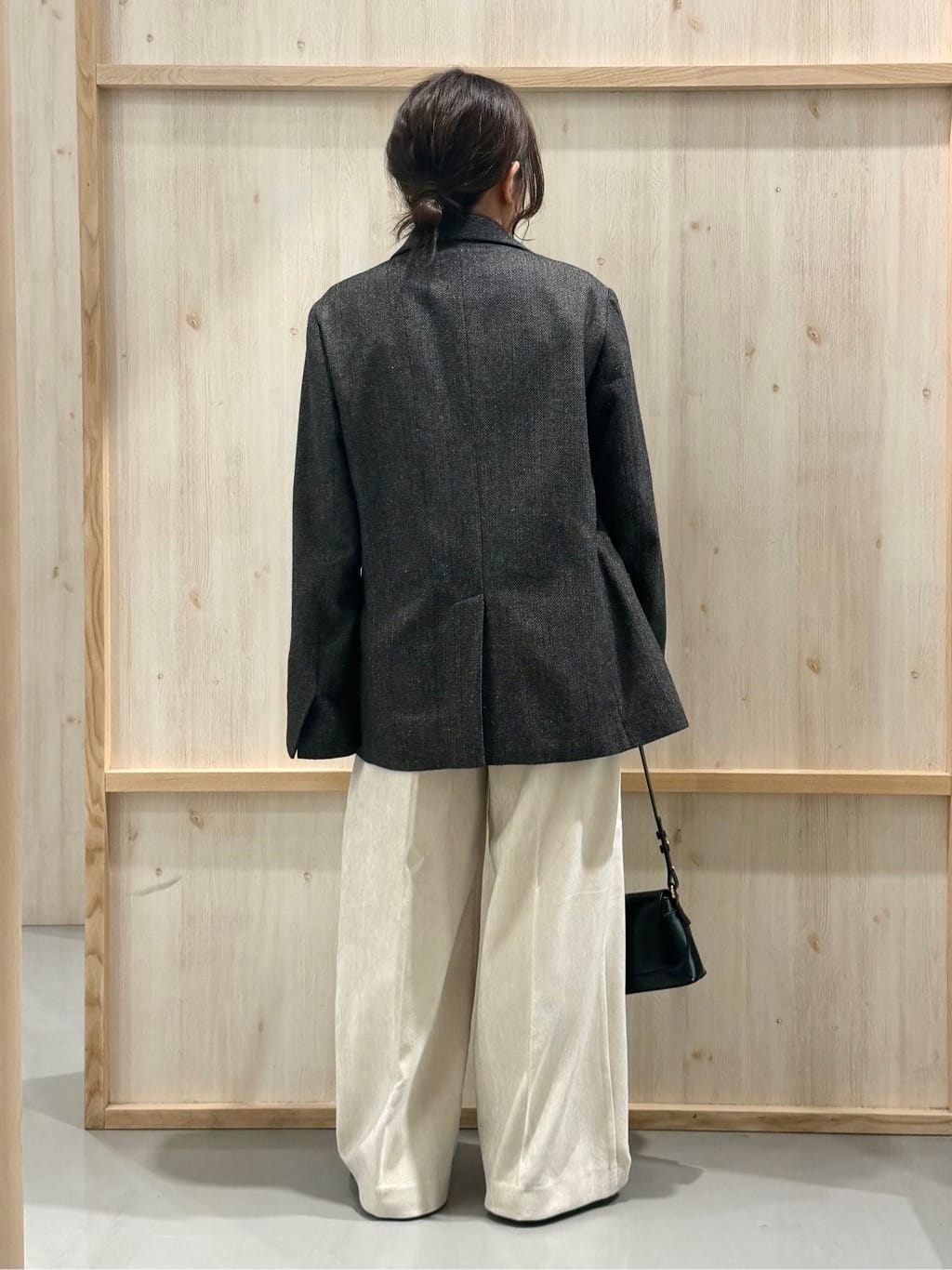 nanaさんの「THE SHOP TK｜【洗えるアウター】ヘリンボーン＆チェック柄ジャケット」を使ったコーディネート