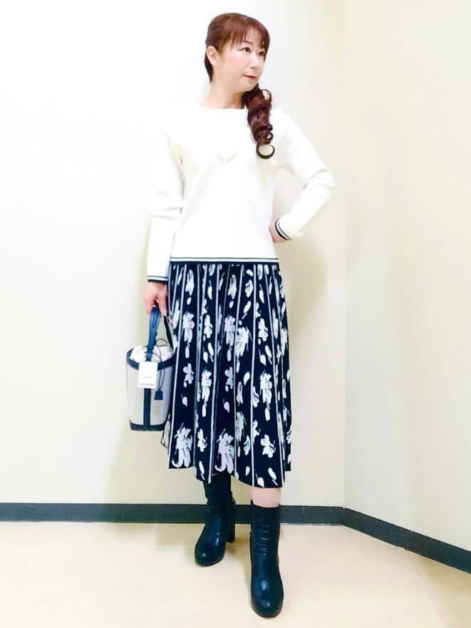 花さんの「Reflect｜【オン・オフ着回しやすい◎】ダブルブレストジャケット」を使ったコーディネート
