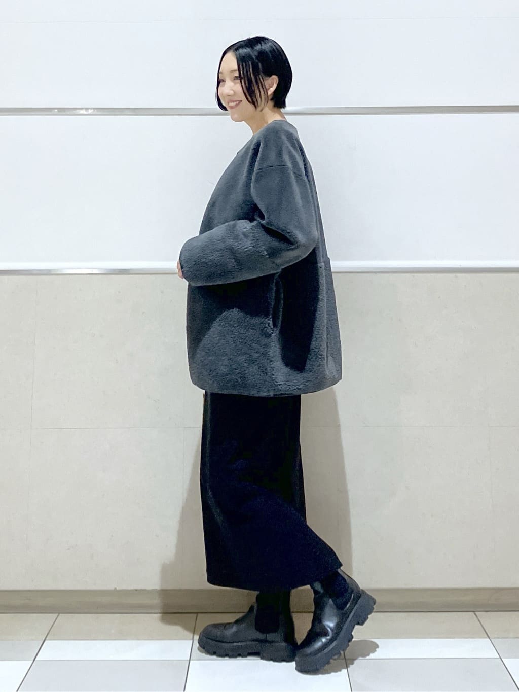 eriko さんの「Dessin｜【2WAY】フェイクムートンコート」を使ったコーディネート