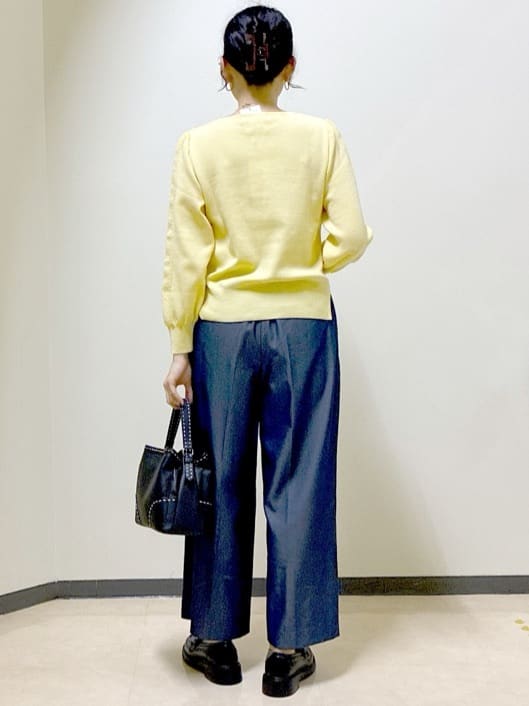 beni_gingerさんの「Reflect｜【選べる8色／スカートにもパンツにも◎】ウール混ボートネックニット」を使ったコーディネート