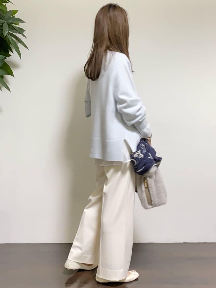 tomoさんの「UNTITLED｜【8色展開/洗える】ウールカシミヤ ハイネックニット」を使ったコーディネート