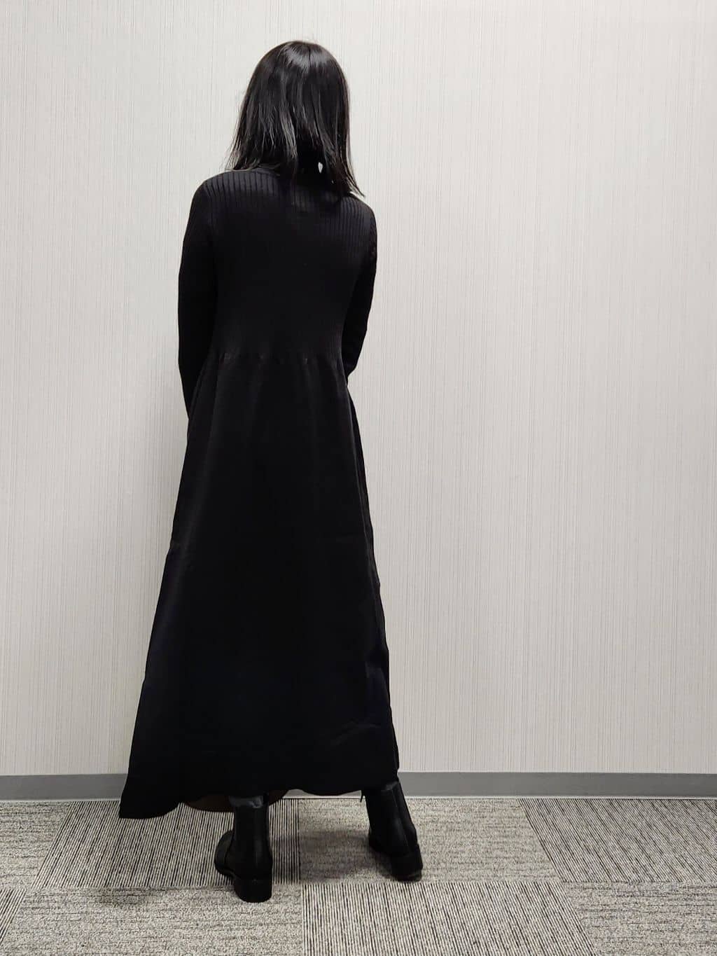 naraさんの「Dessin｜【2点セット・洗える】シャギーベストニットワンピース」を使ったコーディネート