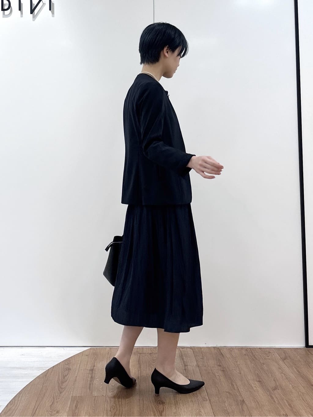 kanaeさんの「INDIVI｜【通勤スーツ／洗える】ストレッチカラーレスジャケット」を使ったコーディネート