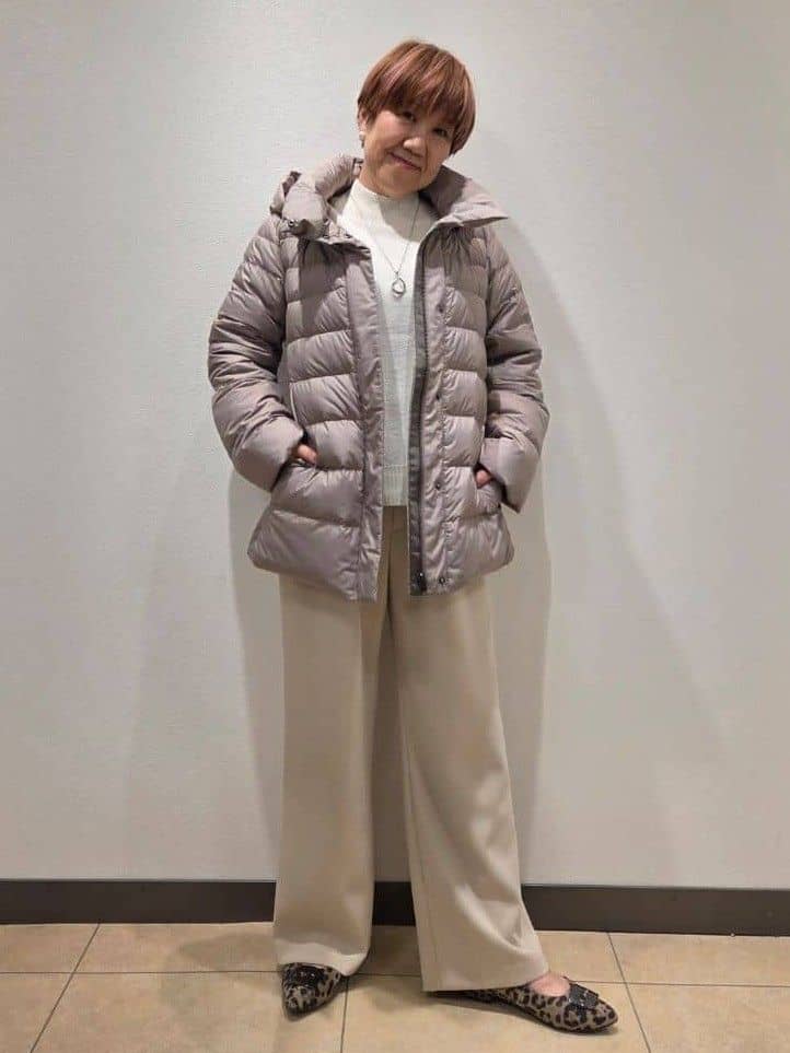 yoshiさんの「Reflect｜【SS-4Lサイズ】フーデッドミドルダウンコート」を使ったコーディネート