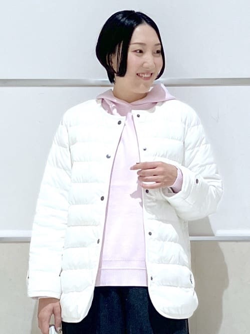 eriko さんの「Dessin｜【撥水・2WAY】ミュラーダウンコートミドル丈」を使ったコーディネート