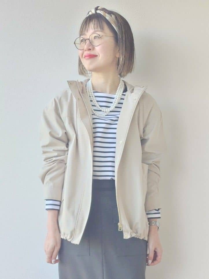 MUTSUKOさんの「UNTITLED｜【洗える/はっ水】リラクシーマウンテンパーカー」を使ったコーディネート