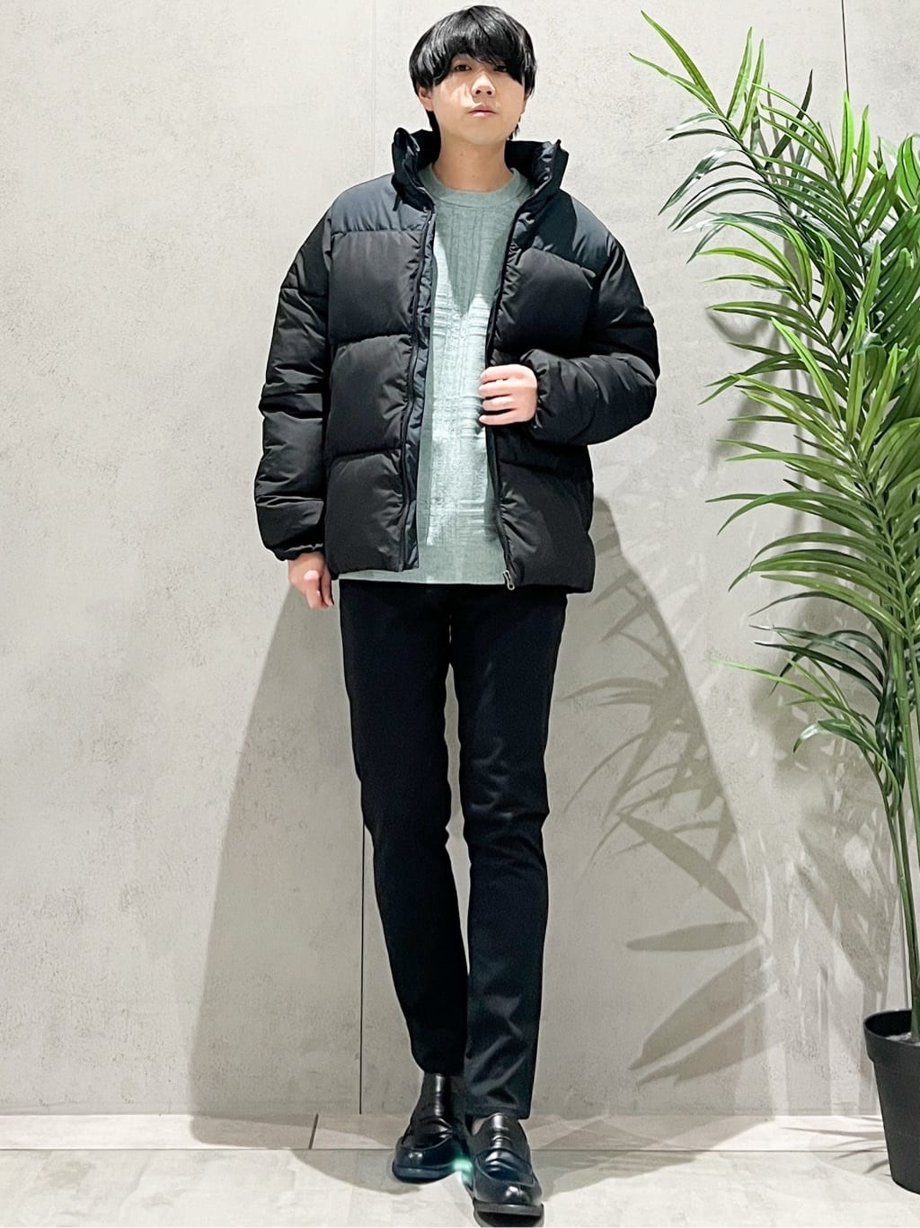 SHI-MAさんの「THE SHOP TK｜【撥水/洗濯機可】寒い季節でも快適 中綿スタンドブルゾン」を使ったコーディネート