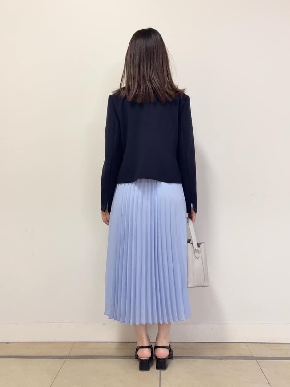 asamiさんの「UNTITLED｜【フォーマル/洗える】ボウタイ プリーツワンピース」を使ったコーディネート