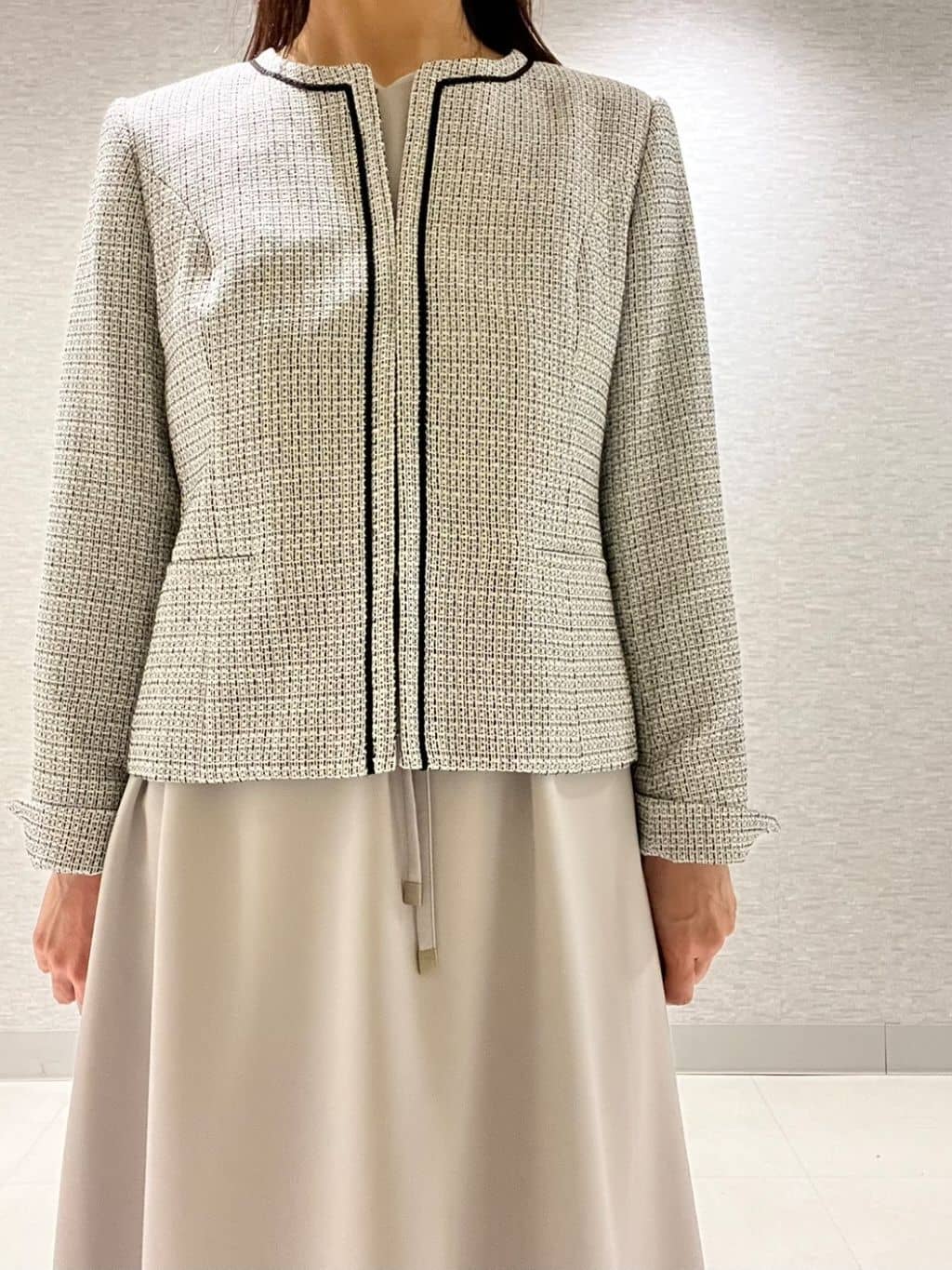 marikoさんの「Reflect｜【SS-4Lサイズ／付属リボン】スリーブデザインジョーゼットワンピース」を使ったコーディネート