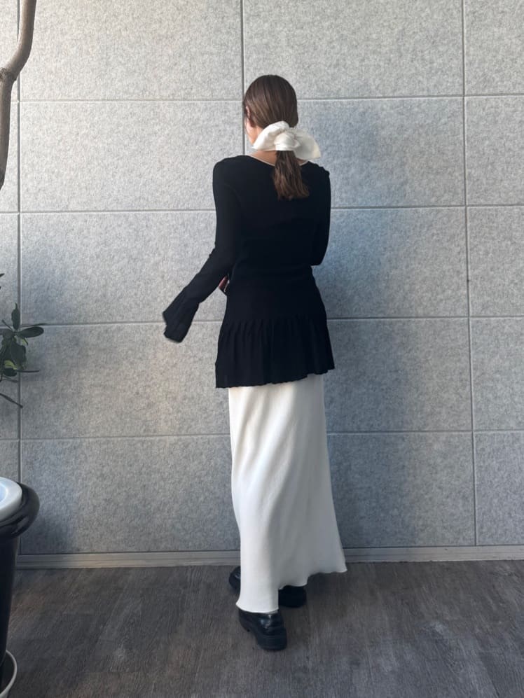 designer yukaさんの「CODE A｜【ReRe】easy－fit long skirt」を使ったコーディネート