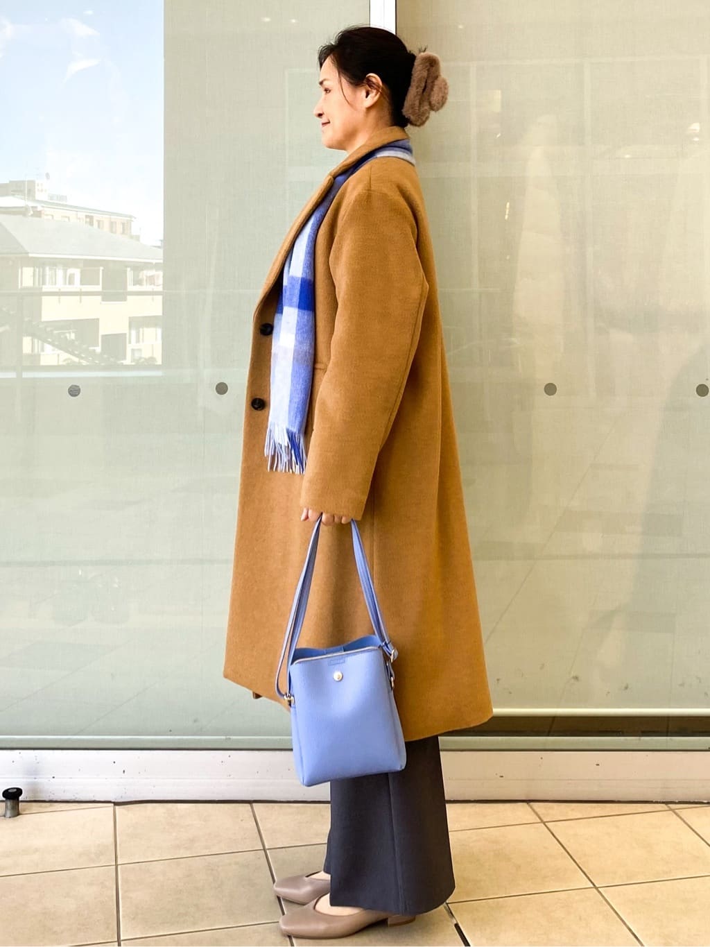 Jeanさんの「OPAQUE.CLIP｜カシミヤブレンドウールチェスターコート」を使ったコーディネート